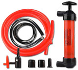 Multi-Use Hand Siphon Fuel Oil Transfer Pump, 3-in-1, Durable Plastic, For Lawn Tractors, Boats, Jet Skis/PWC, ATVs, Snowmobiles