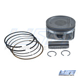 WSM Piston Kit for Yamaha 75 - 90 HP 4-Stroke 2016-2022 .25mm Over 6FP-11635-01-00 100-310-04K