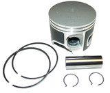 WSM Piston Kit for Yamaha 150 - 200 HP HPDI Port .010 Over Platinum 68F-11645-00-00, 68F-11645-01-00 100-290-04PPK
