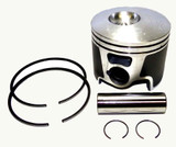 WSM Piston Kit for Johnson / Evinrude 200 - 250 HP 3.3L E-Tec 2004-2014 Starboard .020 Over 5005913, 5006535, 5006740 100-136-05SK