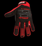YAMAHA Superlite Full Finger Glove CHARCOAL BLACK RED PINK VDF-25303 YAMAHA Superlite Full Finger Glove CHARCOAL BLACK RED PINK VDF-25303