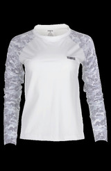 YAMAHA Women's Camo Cool Shirt BLACK WHITE BLUE WTC-24CSF