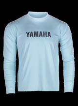 YAMAHA Men's Sun Shirt GRAY BLUE GREEN WTC-24SSMS