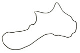 YAMAHA OEM Oil Cooler Cover Gasket 60E-13476-10-00 YAMAHA OEM Oil Cooler Cover Gasket 60E-13476-10-00