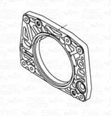 YAMAHA OEM Transom Plate 6AP-G5831-00-00