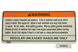 YAMAHA OEM Warning Label (Fuel) F1B-U415B-02-00