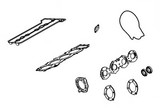 YAMAHA OEM Gasket Kit for Engine Unit 6D3-W0001-01-00