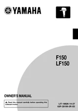 YAMAHA OEM Owner's Manual - F150/ LF150 - LIT-18626-14-27 (2023) Models F150LB, F150XB, LF150XB, F150JB