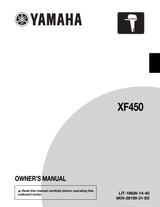 YAMAHA OEM Owner's Manual - XF450 - LIT-18626-14-40 (2023) Models XF450NSA, XF450NSA2, XF450NSA4, XF450NSA7, XF450XSA, XF450XSA2, XF450XSA4