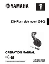 YAMAHA OEM Operation Manual - (MFG 2023) 6X9 Flush Side Mount (DEC) - LIT-18626-14-52