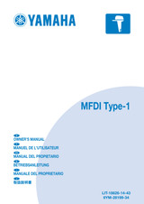 YAMAHA OEM Owner's Manual - (MFG 2023) MFDI Type-1 - LIT-18626-14-43 Models MFDI Type-1, Helm Master EX