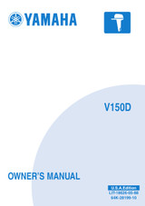 YAMAHA OEM Owner's Manual 2005 - V150TLRD - LIT-18626-05-88 Models MV150TLR, V150TLRD, V6 2.6L CARB