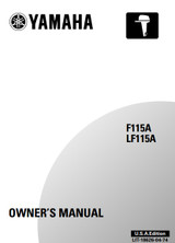 YAMAHA OEM Owner's Manual 2002 - F115A/LF115A - LIT-18626-04-74 Models F115A, F115TJRA, F115TLRA, F115TXRA, LF115TXRA, MF115TJR, MF115TLR, MF115TXR, MLF115TXR
