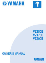 YAMAHA OEM Owner's Manual 2003 - VZ150B/VZ175B/VZ200B - LIT-18626-04-96 Models MVZ150TLR, MVZ175TLR, MVZ200TLR, V6 2.6L DI, VZ150TLRB, VZ175TLRB, VZ200TLRB