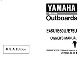 YAMAHA OEM Owner's Manual 1996 - E48U/E60U/E75U - LIT-18626-02-44 Models E60MLH, E60MLHU, E75MLH, E75MLHU, ME60MLHU, ME75MLHU