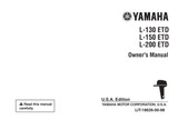 YAMAHA OEM Owner's Manual (MFG 1990) L-130ETD, L-150ETD, L-200ETD - LIT-18626-00-98 Models L130ETXD, L130TXR, L150ETXD, L150TXR, L200ETXD, L200TXR, ML130ETXD, ML150ETXD, ML200ETXD