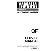 YAMAHA OEM Service Manual - 3F - LIT-18616-00-31 (1988-1989) Models 3LF, 3LG, 3MLH, 3MSH, 3SF, 3SG, M3LF, M3LG, M3SF, M3SG