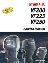 YAMAHA OEM Service Manual - (MFG 2012-2014) VF200/ VF225/ VF250 - LIT-18616-VF-20 Models MVF200LA, MVF225LA, MVF250LA, V6 4ST BASS, VF200LA, VF225LA, VF250LA