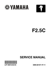 YAMAHA OEM Service Manual - (MFG 2004-2014) F2.5A - LIT-18616-02-54 Models F2.5, F2.5MSH, F2.5MSHC, F2.5MSHD, F2.5SMHA, MF2.5MSH, F2.5LMHA
