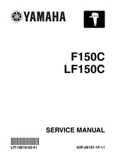YAMAHA OEM Outboard Service Manual (MFG 2010-2011) - LIT-18616-JD-50 Models F150, F150TJR, MF150TJR