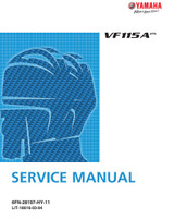 YAMAHA OEM Outboard Service Manual (MFG 2019) VF115A - LIT-18616-03-94 Models F115/F130, MVF115LA, MVF115XA, VF115LA, VF115XA, VF115A
