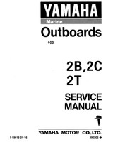 YAMAHA OEM Service Manual - 2hp 2 Stroke - LIT-18616-01-16 Models 2MSH, 2MSHT, M2MSHT