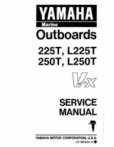 YAMAHA OEM Service Manual - 225/250hp 2 Stroke - LIT-18616-01-14 Models 225TUR, 225TURT, 225TXR, 225TXRT, 250TUR, 250TURT, 250TXR, 250TXRT, L225TUR, L225TURT, L225TXR, L225 TXRT, L250TUR, L250TURT, L250TXR, L250TXRT, M225TURT
