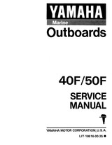 YAMAHA OEM Service Manual - 40/50hp 2 Stroke - LIT-18616-00-35 Models 40ELF, 40ELR, 40ESF, 40ESR, 40ETLF, 40LF, 40MLH, 40MSH, 40PLR, 40SF, 50ELF, 50ELR, 50ESF, 50ESR, M40 ELF, M40ESF, M40ETLF, M40LF, M40SF, M50ELF, M50ESF