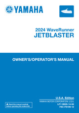 YAMAHA OEM Owner's Manual 2024 - Jet Blaster - LIT-18626-14-64 Models JB1050-A