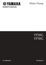 YAMAHA OEM Owner's Manual - YP20G / YP30G - LIT-19626-00-94 Models YP20G, YP30G