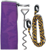 KWIK TEK Screw Style Anchor System Purple, nylon for PWC / Personal Watercraft | A-3 | 18-5203