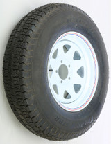 AWC Trailer Tire & 8 Spoke Steel Wheel Assembly White for PWC / Personal Watercraft | TA2056012-71BH78D | 58-8168