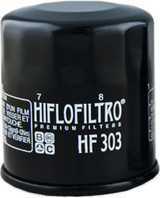 HIFLOFILTRO Oil Filter 16 in, Chrome for PWC / Personal Watercraft | Fits Kawasaki, Yamaha | HF303 | 550-0303