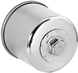 K&N Oil Filter 17mm, Chrome for PWC / Personal Watercraft | Fits Honda, Kawasaki, Yamaha | KN-204C | 56-0204C