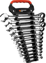 PERFORMANCE TOOL SAE Ratchet Wrench Set 1/4", Chrome for PWC / Personal Watercraft | W30641 | 117-1047