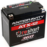 ANTIGRAVITY Restart Lithium Battery for PWC / Personal Watercraft | Fits Kawasaki, Yamaha | AG-ATX12-RS | 58-7005