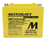MOTOBATT Quadflex AGM Batteries for PWC / Personal Watercraft | MBTX12U | 491-1005