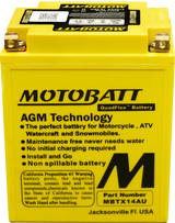 MOTOBATT Quadflex AGM Batteries for PWC / Personal Watercraft | MBTX14AU | 491-1002