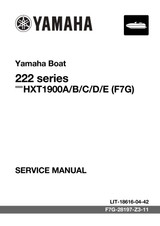 YAMAHA OEM Service Manual MY2024-2026 - 222 Series - LIT-18616-04-42 Models HXT1900E-ABP, HXT1900E-AAP, HXT1900E-AAG, HXT1900C-AAP, HXT1900C-AAG, HXT1900C-ABP, HXT1900C-ABG, HX T1900D-AAP, HXT1900D-AAG, HXT1900D-ABP