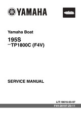 YAMAHA OEM Service Manual MY2020-MY2026 - 195S - LIT-18616-03-97 Models TP1800C-VAP, TP1800C-VAG, TP1800C-WAP, TP1800C-WAG, TP1800C-WBP, TP1800C-WBG, TP1800C-XAP, TP1800C-X AG, TP1800C-XBP, TP1800C-XBG, TP1800C-YAG