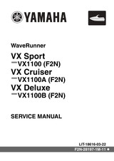 YAMAHA OEM Service Manual - VX/ VX Cruiser/ VX Deluxe - LIT-18616-03-22 Models VX1100A-JA, VX1100A-JB, VX1100B-JA, VX1100B-JB, VX1100C-J, VX1100A-KA, VX1100A-KB, VX1100B-KA, VX110 0B-KB, VX1100C-K, VX1100A-LA, VX1100A-LB