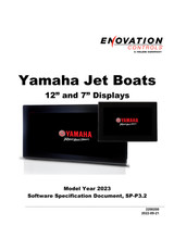 YAMAHA OEM Model Year 2023 Boat 7-inch and 12-inch Connext Display Manual