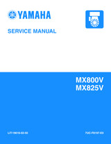 YAMAHA OEM Service Manual - MX800VH / MX82V CARB - LIT-19616-02-50 Models MX80VH7J61, MX80VJ7X61, MX82VH7J61, MX82VJ7X61