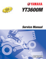 YAMAHA OEM Service Manual - YT3600M - LIT-19616-00-19 Models EC2000