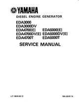 YAMAHA OEM Service Manual - EDA5000DV - LIT-19616-00-12 Models EDA5000DVE