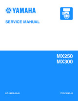 YAMAHA OEM Service Manual - MX250 / MX300 - LIT-19616-02-45 Models MX25A2EW1