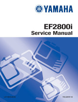 YAMAHA OEM Service Manual - EF2800iC / EF2800I / YG2800I - LIT-19616-CM-13 Models EF2800I, EF2800IC, YG2800I