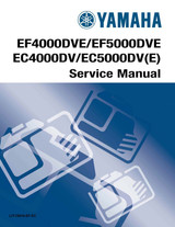 YAMAHA OEM Service Manual - EC4000DV / EC5000DV / EC5000DVE / EF4000DVE / EF5000DVE - LIT-19616-EF-EC Models EC4000DV, EC5000DV, EC5000DVE, EF4000DVE, EF5000DVE
