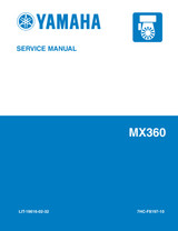 YAMAHA OEM Service Manual - MX360 - LIT-19616-02-32 Models MX36AA6A61, MX36AA6L61