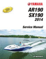 YAMAHA OEM Service Manual - AR190 / SX190 - LIT-18616-RX-01 Models RX1800A-NG, RX1800A-NP, RX1800A-PG, RX1800A-PP, RX1800A-RAG, RX1800A-RAGL, RX1800A-RAP, RX1800A-RAPL , RX1800A-RBG, RX1800A-RBGL, RX1800A-RBP, RX1800A-RBPL